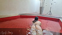 POV - Huge Ass Girlfriend Gets Pounded Poolside Doggystyle